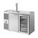 True Refrigeration Keg Chiller / Dispenser - Stainless Steel Ext - 1 Solid Swing Door + 1 Glass Swing Door - TDR52-RISZ1-L-S-SG-2