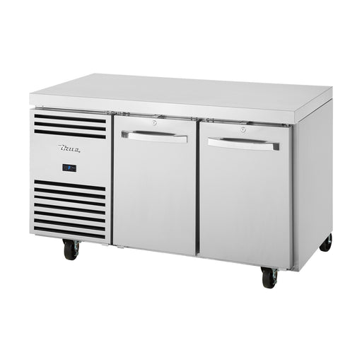 True Refrigeration 1/1 GN Counter Refrigerator - 2 Section - TCR1/2-CL-SS-DL-DR
