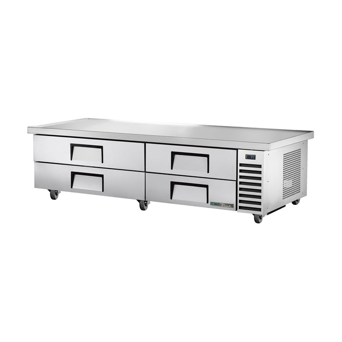 True Refrigeration Under-Equipment Refrigerator - 4 Drawers - Extended top - TRCB-82-86-HC