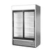 True Refrigeration Upright Retail Merchandiser Refrigerator - 2 Full Glass Slide Doors - GDM-47-HC-LD
