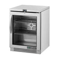 True Refrigeration Undercounter Foodservice Refrigerator - 1 Glass Swing Door - TUC-24G-HC-FGD01