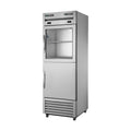 True Refrigeration Upright Foodservice "Dual Temperature" Cabinet - Split Half Glass + Half Solid Swing Doors - T-23DT-1-G-1-HC~FGD01