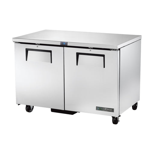 True Refrigeration Undercounter Foodservice Freezer - 2 Solid Swing Doors - TUC-48F-HC