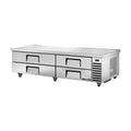 True Refrigeration Under-Equipment Refrigerator - 4 Drawers - Extended top - TRCB-82-84-HC