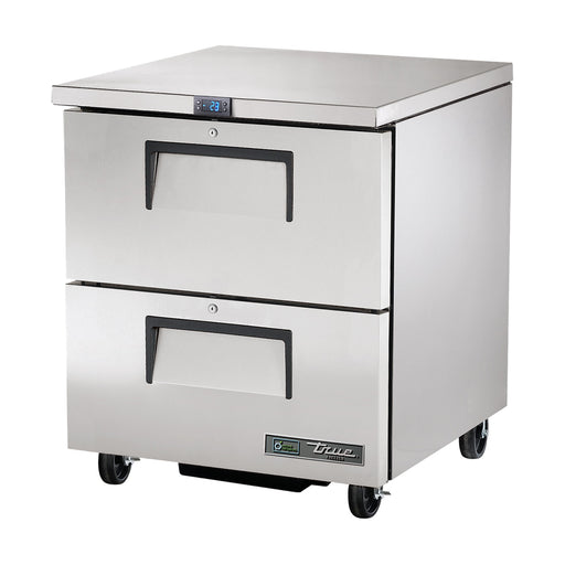 True Refrigeration Undercounter Foodservice Freezer - 2 Drawers - TUC-27F-D-2-HC