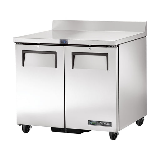 True Refrigeration Worktop Counter Refrigerator - 2 Solid Swing Doors - TWT-36-HC