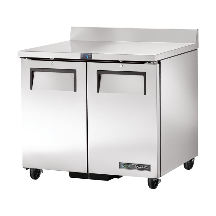 True Refrigeration Worktop Counter Refrigerator - 2 Solid Swing Doors - TWT-36-HC