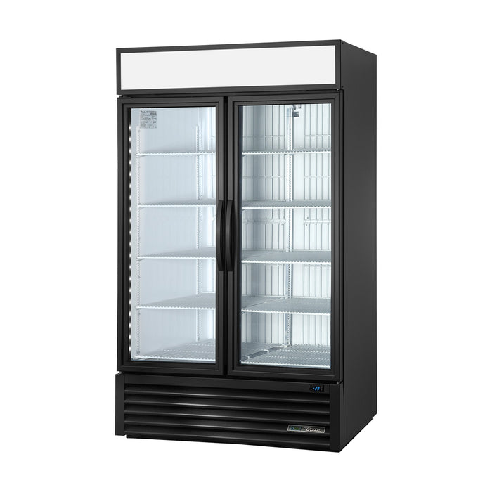 True Refrigeration Upright Retail Merchandiser Freezer - 2 Full Glass Swing Doors - GDM-43F-HC~TSL01
