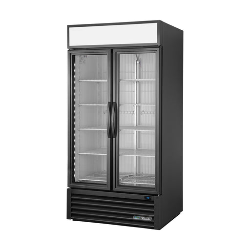 True Refrigeration Upright Retail Merchandiser Freezer - 2 Full Glass Swing Doors - GDM-35F-HC~TSL01