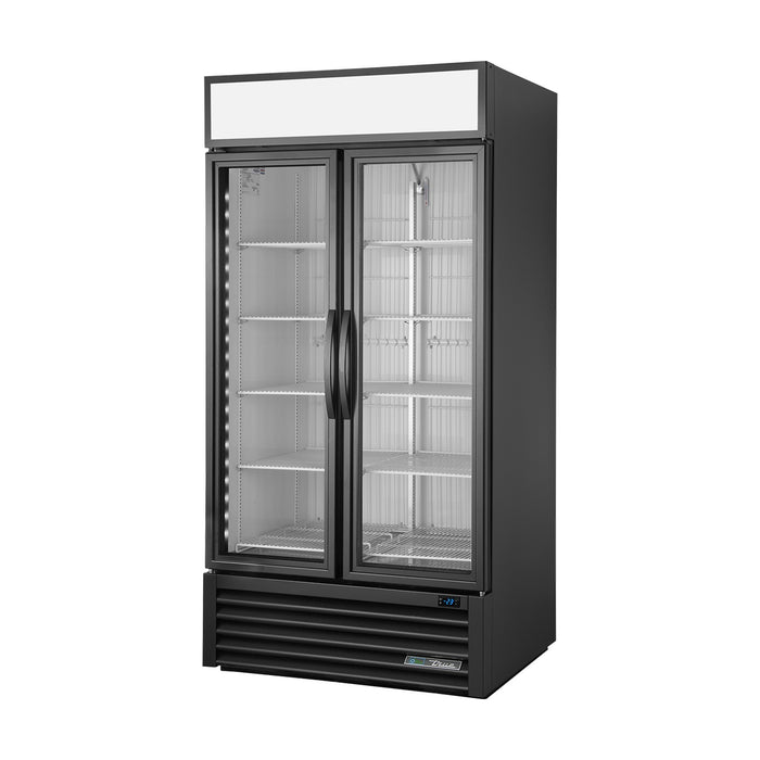 True Refrigeration Upright Retail Merchandiser Freezer - 2 Full Glass Swing Doors - GDM-35F-HC~TSL01