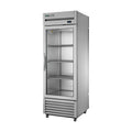 True Refrigeration Upright "Pass-Thru" Display Refrigerator - 1 Glass Door Front - 1 Solid Door Rear - T-23G-PT-HC-FGD01