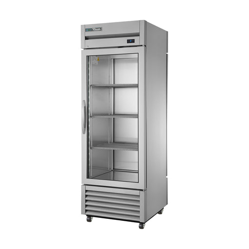 True Refrigeration Upright "Pass-Thru" Display Refrigerator - 1 Glass Door Front - 1 Solid Door Rear - T-23G-PT-HC-FGD01