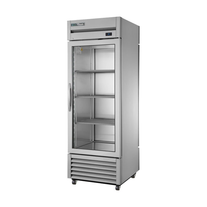 True Refrigeration Upright "Pass-Thru" Display Refrigerator - 1 Glass Door Front - 1 Solid Door Rear - T-23G-PT-HC-FGD01
