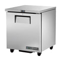 True Refrigeration Undercounter Foodservice Refrigerator - 1 Solid Swing Door - TUC-27-HC