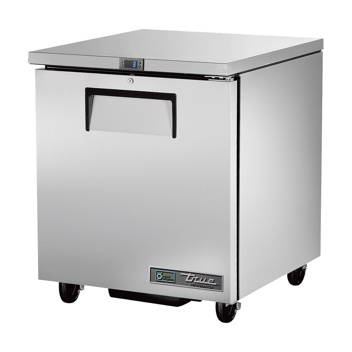 True Refrigeration Undercounter Foodservice Refrigerator - 1 Solid Swing Door - TUC-27-HC