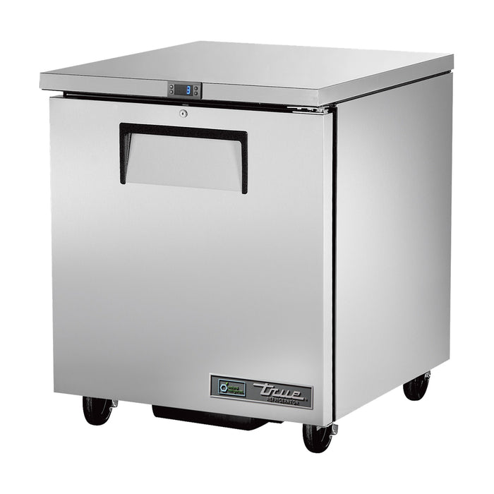 True Refrigeration Undercounter Foodservice Refrigerator - 1 Solid Swing Door - TUC-27-HC