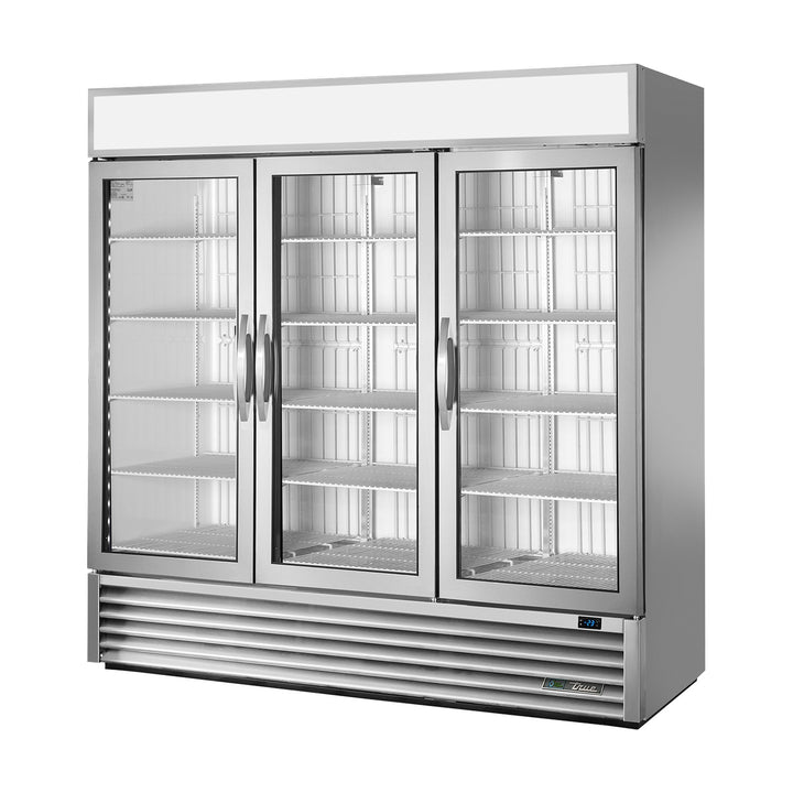 True Refrigeration Upright Retail Merchandiser Freezer - 3 Full Glass Swing Doors - GDM-72F-HC~FGD01