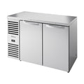 True Refrigeration Bar Refrigerator - Stainless Steel Ext - 2 Solid Swing Doors - TBR52-RISZ1-L-S-SS-2