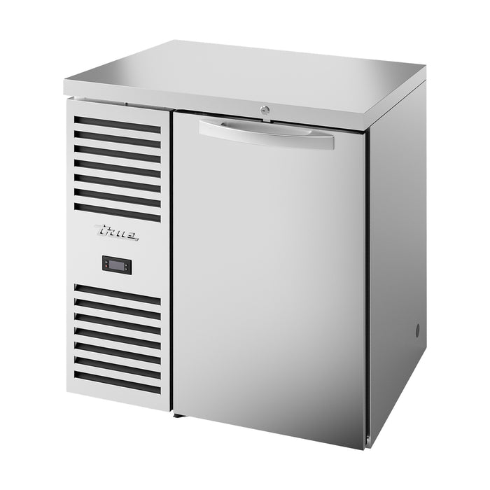 True Refrigeration Bar Refrigerator - Stainless Steel Ext - 1 Solid Swing Door - TBR32-RISZ1-L-S-S-2