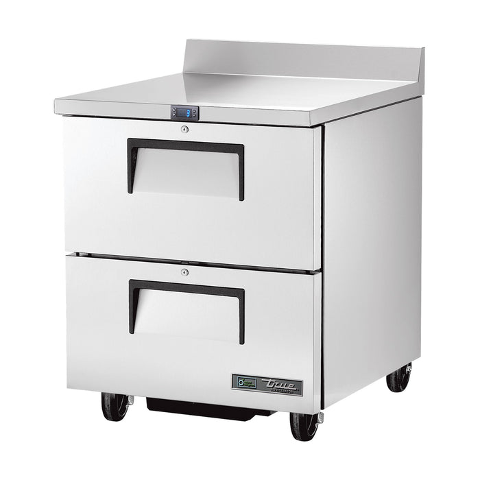 True Refrigeration Worktop Counter Refrigerator - 2 Drawers - TWT-27D-2-HC