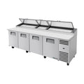 True Refrigeration Pizza Prep Table - 15x 1/3 Top Pans - 4 Solid Swing Doors - TPP-AT-119-HC