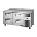 True Refrigeration Deep Worktop Counter Refrigerator - 4 Drawers - TWT-67D-4-HC