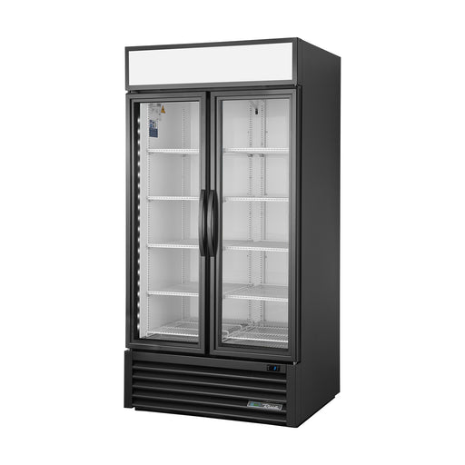 True Refrigeration Upright Retail Merchandiser Refrigerator - 2 Full Glass Swing Doors - GDM-35-HC~TSL01