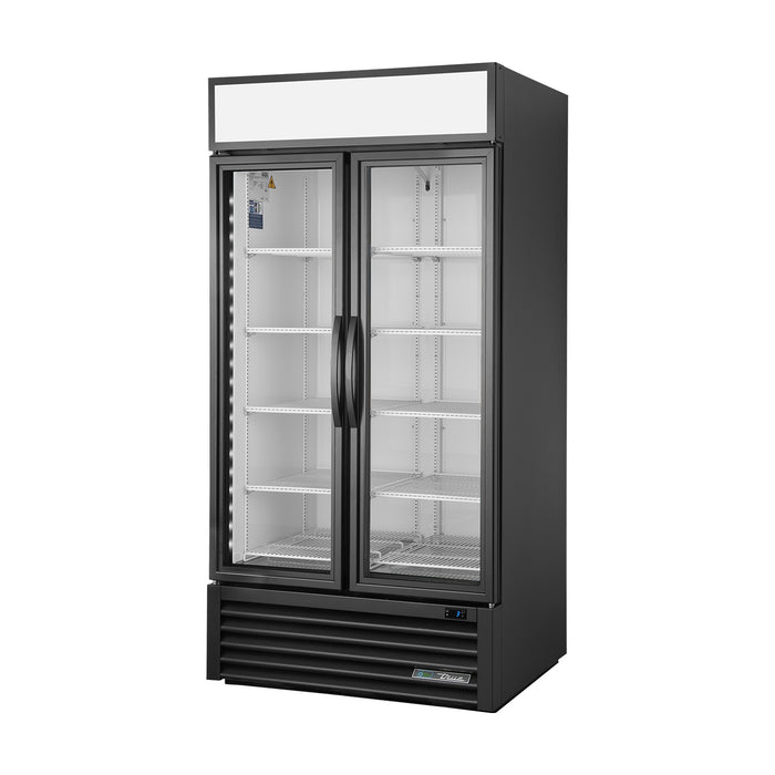 True Refrigeration Upright Retail Merchandiser Refrigerator - 2 Full Glass Swing Doors - GDM-35-HC~TSL01