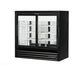 True Refrigeration Glass Door Merchandiser: Slide Door Lower Height Narrow Depth Fast Lane Pass-Thru Refrigerator with R290 Refrigerant and LED Light - GDM-41CPT-48-HC-LD
