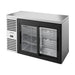 True Refrigeration Bar Refrigerator - Stainless Steel Ext - 2 Glass Slide Doors - TBR52-RISZ1-L-S-11-2