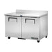 True Refrigeration Worktop Counter Freezer - 2 Solid Swing Doors - TWT-48F-HC
