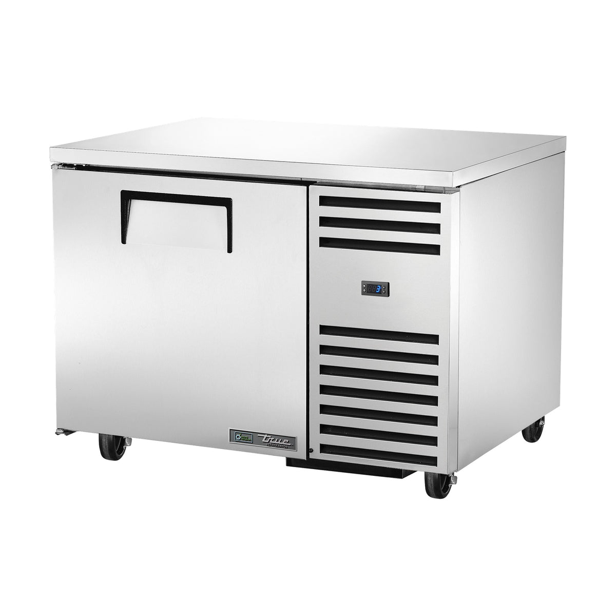 True Refrigeration Deep Undercounter Refrigerator - 1 Solid Swing Door - TUC-44-HC