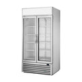 True Refrigeration Upright Retail Merchandiser Freezer - 2 Full Glass Swing Doors - GDM-35F-HC~FGD01