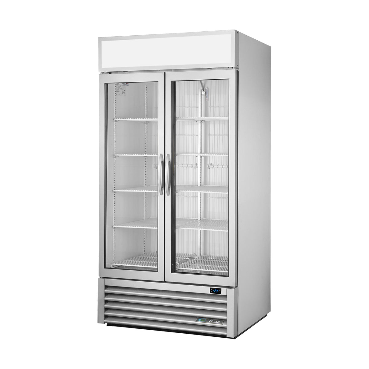 True Refrigeration Upright Retail Merchandiser Freezer - 2 Full Glass Swing Doors - GDM-35F-HC~FGD01