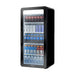 True Refrigeration Contemporary Visual Merchandiser - 1 Glass Swing Door - CVM-11-HC