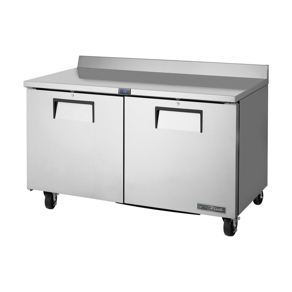True Refrigeration Worktop Counter Freezer - 2 Solid Swing Doors - TWT-60F-HC