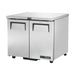 True Refrigeration Undercounter Foodservice Refrigerator - 2 Solid Swing Doors - TUC-36-HC