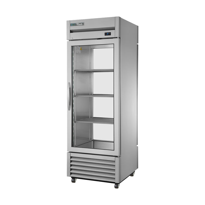 True Refrigeration Upright "Pass-Thru" Display Refrigerator - 1 Glass Door Front - 1 Glass Door Rear - T-23G-PT-HC-FGD01 1G