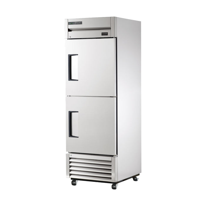 True Refrigeration Upright Foodservice Refrigerator - 2 Half Solid Swing Doors - T-23-2