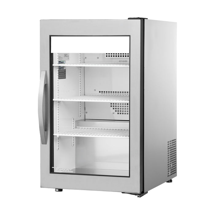 True Refrigeration Counter-Top Retail Merchandiser Refrigerator - 1 Glass Swing Door - GDM-06-34-HC~FGD01