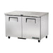 True Refrigeration Undercounter Foodservice Refrigerator - 2 Solid Swing Doors - TUC-48-HC