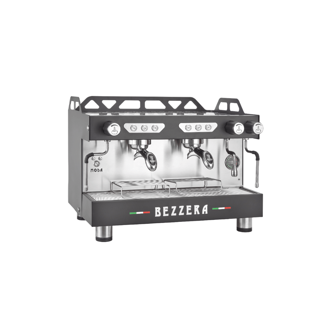 Bezzera Moda DE 2 Group Espresso Machine Black - MODADE2B
