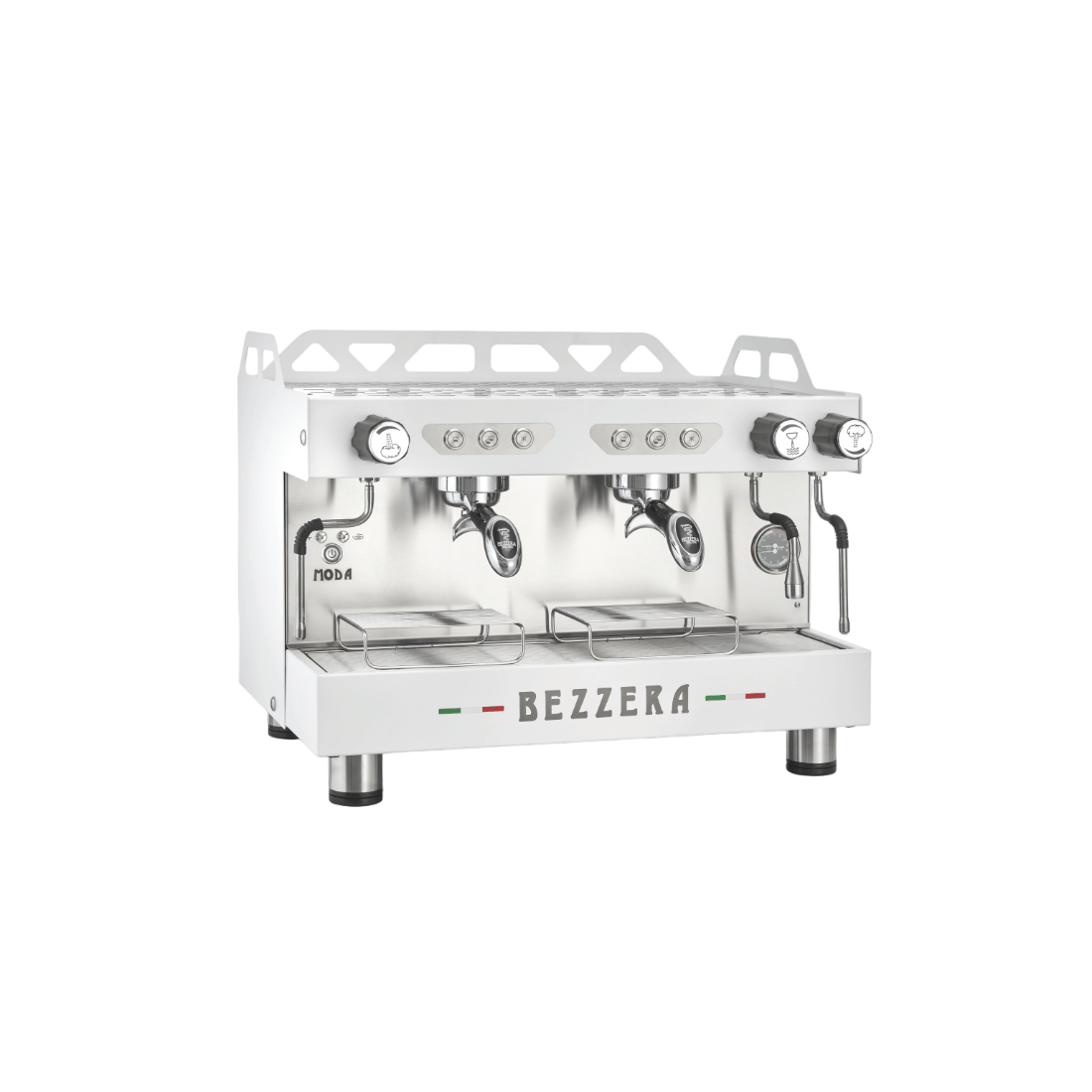 Bezzera Moda DE 2 Group Espresso Machine White - MODADE2W