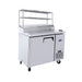 Atosa 1 Door Pizza Prep Table Fridge With Over Shelf - MPF8201OS