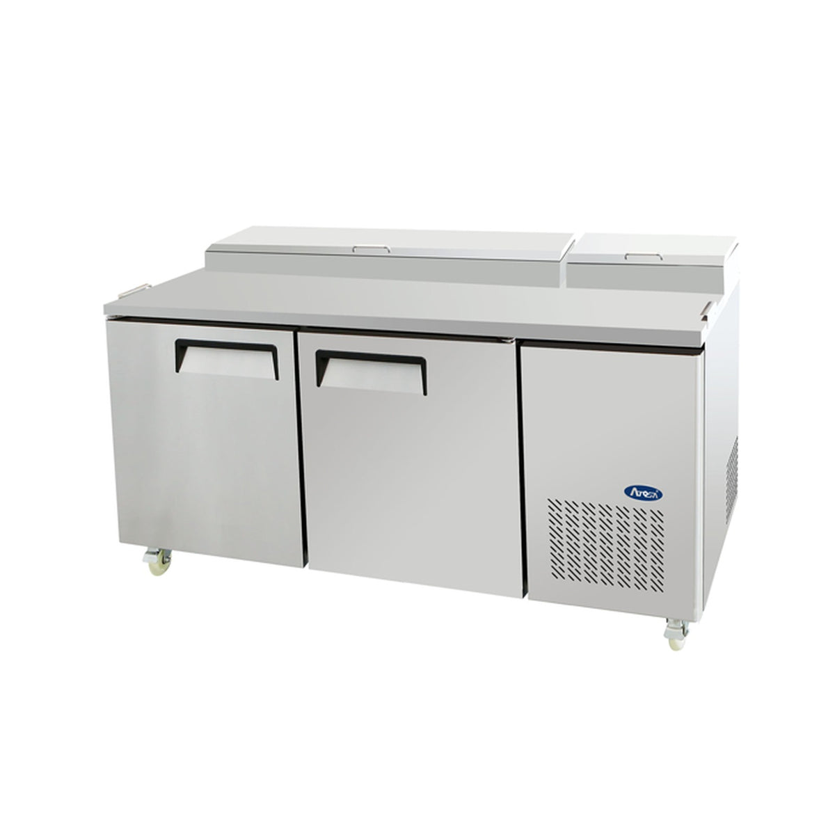 Atosa 2 Door Pizza Prep Table Fridge 1702 MM - MPF8202