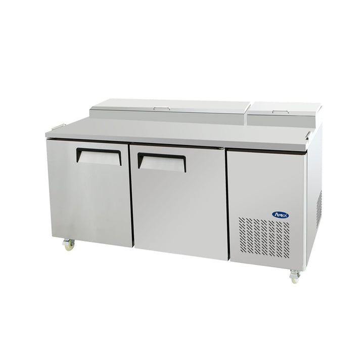 Atosa 2 Door Pizza Prep Table Fridge 1702 MM - MPF8202