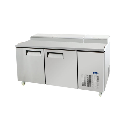 Atosa 2 Door Pizza Prep Table Fridge 1702 MM - MPF8202