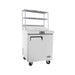 Atosa 1 Door Sandwich Prep Table Fridge With Over Shelf - MSF8301OS