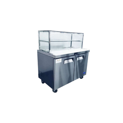 Atosa 3 Door Sandwich Bar With Glass Canopy 1846MM - MSF8304G