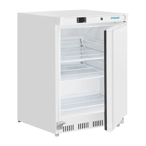 Polar C-Series 1 Solid Door Under Counter Fridge White 150L - PC001-A